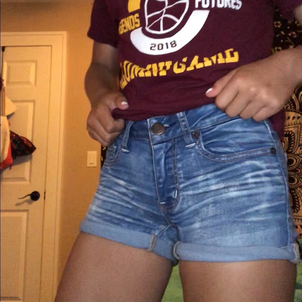 American eagle denim short shorts 🌸🌊